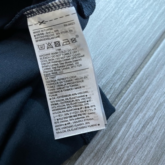 Banana Republic Women’s Navy Bell-Sleeve Shift Dress Long Sleeve, size 00• - Picture 8 of 13